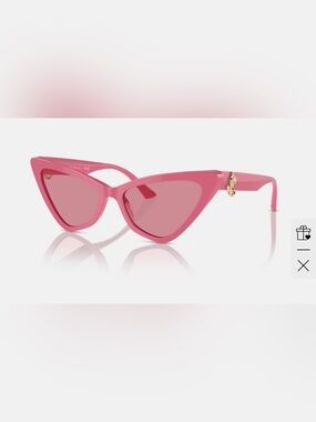 Jimmy Choo Pink Cat-Eye Sunglasses